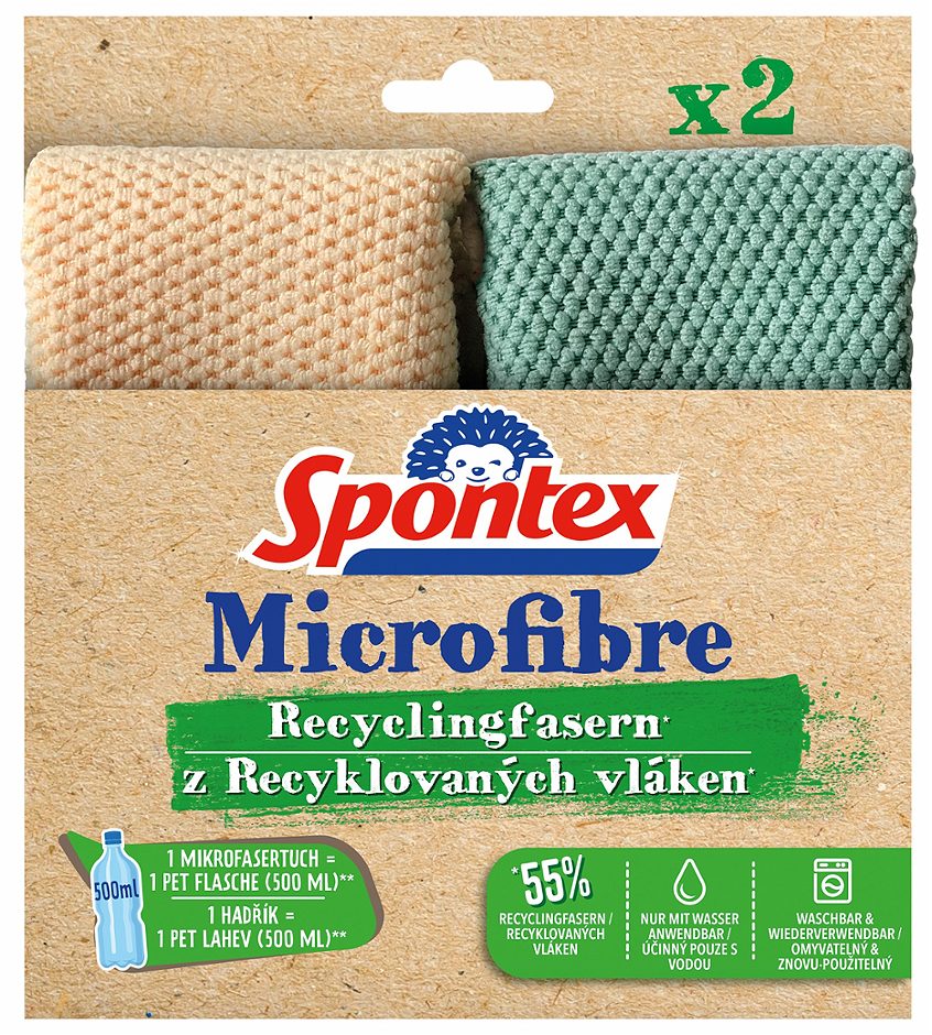 Spontex Microfasertuch recycelt